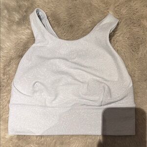 Lululemon Women's Light Gray Sports Bra